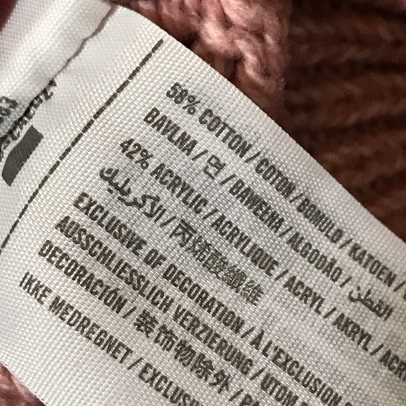 abercrombie & fitch | cozy pink cable knit mock-neck sweater - Picture 9 of 12